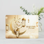 Ramadan Kareem Holiday Card Feestdagenkaart (Staand voorkant)