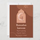 Ramadan Kareem Holiday Card Feestdagenkaart (Voorkant)