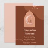 Ramadan Kareem Holiday Card Feestdagenkaart (Voorkant / Achterkant)