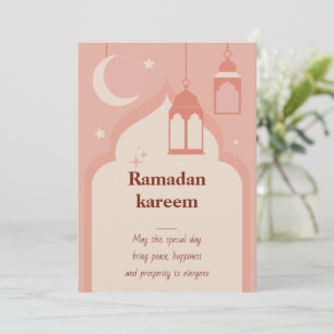 Ramadan Kareem Holiday Card Feestdagenkaart