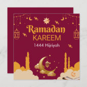 Ramadan Kareem Holiday Card Feestdagenkaart (Voorkant / Achterkant)