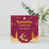Ramadan Kareem Holiday Card Feestdagenkaart (Staand voorkant)