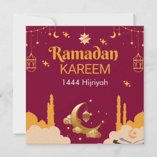 Ramadan Kareem Holiday Card Feestdagenkaart (Voorkant)