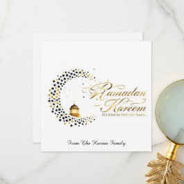 Ramadan Kareem holiday  Elegant  Card Bedankkaart