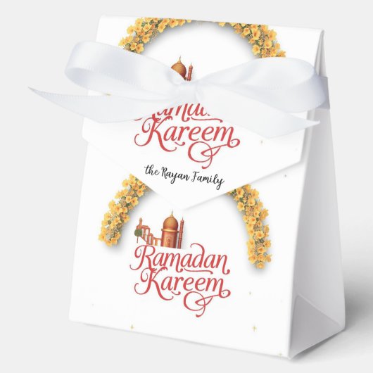 Ramadan Kareem holiday personalized Bedankdoosjes (Voorkant)