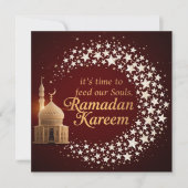 Ramadan Kareem holiday Personalized Elegant  Card Feestdagenkaart (Voorkant)
