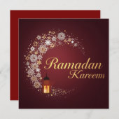 Ramadan Kareem holiday Personalized Modern Card Feestdagenkaart (Voorkant / Achterkant)
