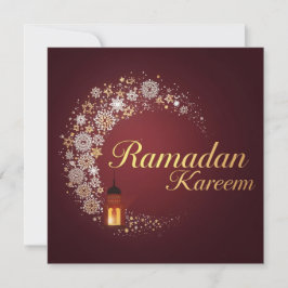 Ramadan Kareem holiday Personalized  Modern Card Feestdagenkaart