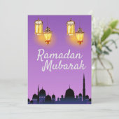 Ramadan Kareem Holiday Save The Date (Staand voorkant)