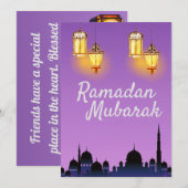 Ramadan Kareem Holiday Save The Date (Voorkant / Achterkant)