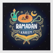 Ramadan Kareem Home of Business Raamsticker (Vel)