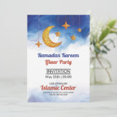 Ramadan Kareem Iftaar Party Flyer Kaart (Staand voorkant)
