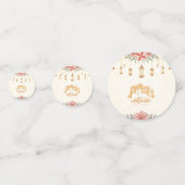 Ramadan Kareem Iftar Bloemen Waterverf Lantaarns Confetti (Achterkanten)