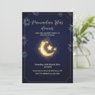 Ramadan Kareem Iftar-dinerfeest uitnodiging