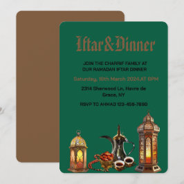 Ramadan Kareem Iftar dinerfeest vieren Kaart