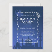 Ramadan Kareem Iftar Invitation Personalized Kaart (Voorkant)