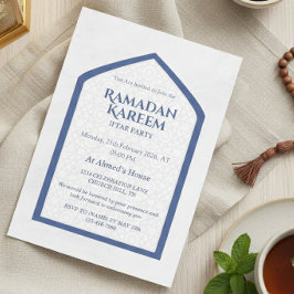 Ramadan Kareem Iftar Invitation Personalized Kaart