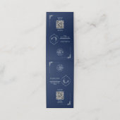 Ramadan Kareem Iftar QR-code tafelkaart Klantenkaartje (Buitenkant ongevouwen)