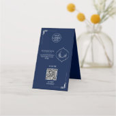 Ramadan Kareem Iftar QR-code tafelkaart Klantenkaartje (Achterkant)