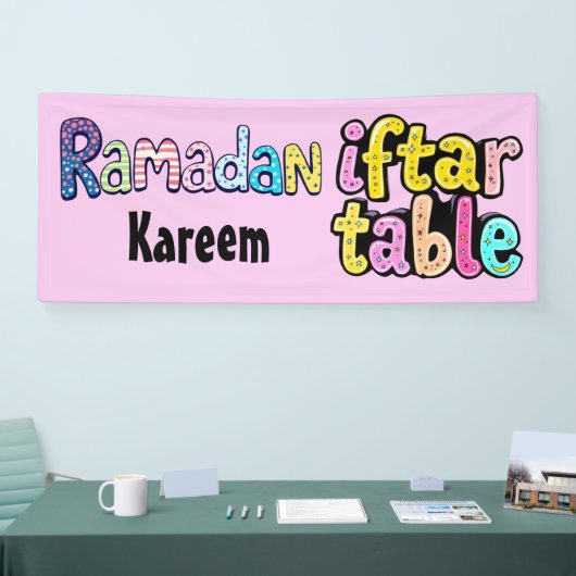 Ramadan Kareem - iftar tafel Spandoek (Beurs)