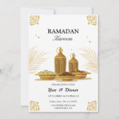 Ramadan Kareem Iftar-uitnodiging Kaart (Voorkant)