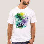RAMADAN KAREEM in Abstracte Waterverf T-shirt (Voorkant)