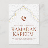 Ramadan Kareem Islamic Archway Art Briefkaart (Voorkant)
