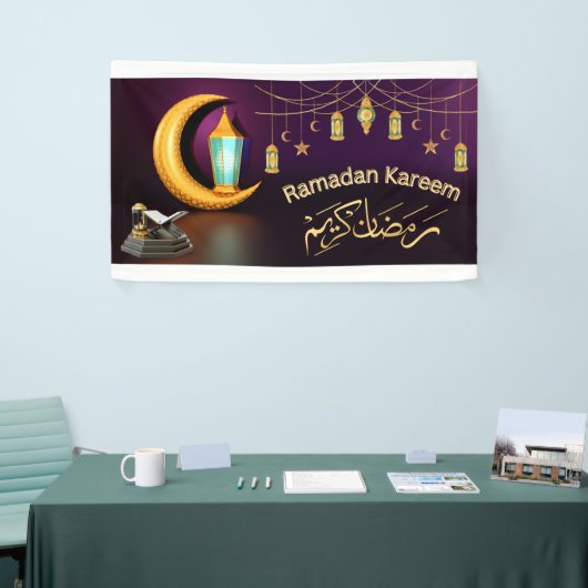Ramadan Kareem Islamic Banner Vinyl Banner (Beurs)