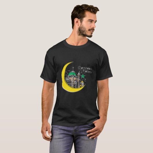 Ramadan Kareem Islamic Fasting T-shirt (Voorkant volledig)