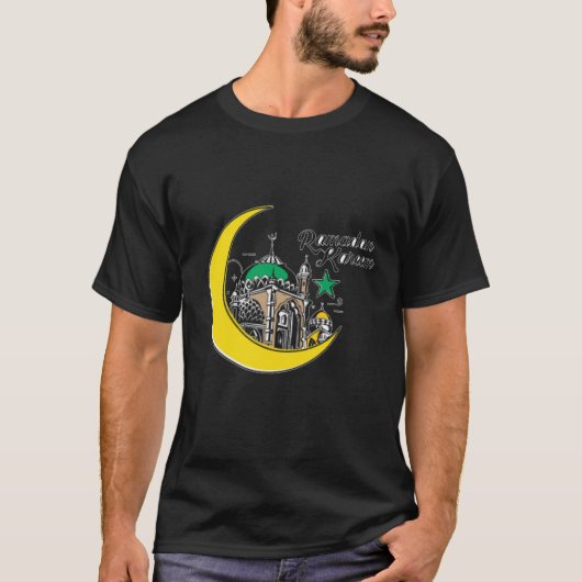 Ramadan Kareem Islamitisch Vasten T-shirt (Voorkant)