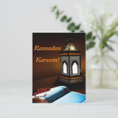 Ramadan Kareem Islamitische Moslim Feestdagenkaart (Staand voorkant)
