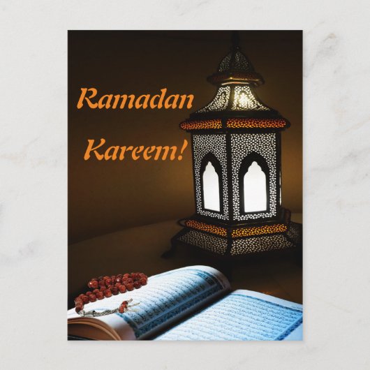 Ramadan Kareem Islamitische Moslim Feestdagenkaart (Voorkant)