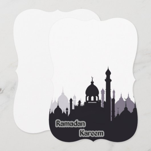 ramadan kareem kaart (Voorkant / Achterkant)