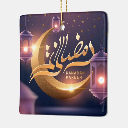 Ramadan Kareem Keramisch Ornament (Links)