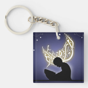 Ramadan kareem-kind dat quran islam leest sleutelhanger