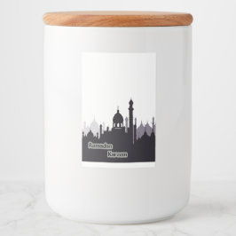 ramadan kareem - labels voedselcontainer etiket