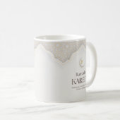 Ramadan Kareem Lantern & Crescent Art Koffiemok (Voorkant rechts)