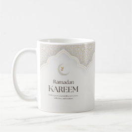 Ramadan Kareem Lantern & Crescent Art Koffiemok
