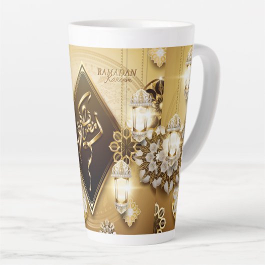 Ramadan Kareem Latte Mok (Rechterhoek)