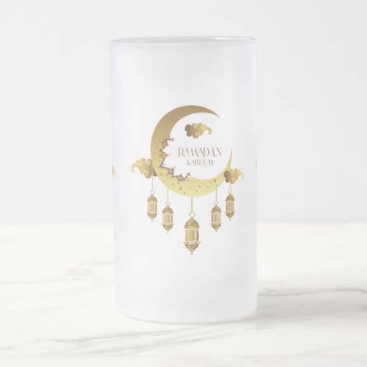 Ramadan kareem matglas bierpul (Center)