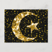 Ramadan Kareem moon en ster Briefkaart (Voorkant)