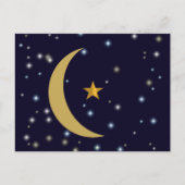Ramadan Kareem moon en ster Briefkaart (Voorkant)