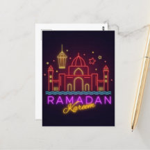 Ramadan Kareem Mosque Briefkaart