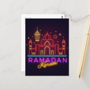 Ramadan Kareem Mosque Briefkaart