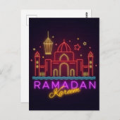 Ramadan Kareem Mosque Briefkaart (Voorkant / Achterkant)
