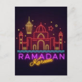 Ramadan Kareem Mosque Briefkaart (Voorkant)