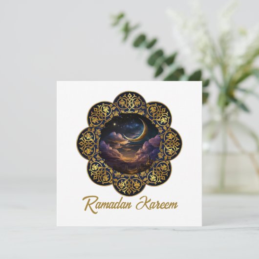 RAMADAN KAREEM MUBARAK 2024 EID MUBARAK (Staand voorkant)