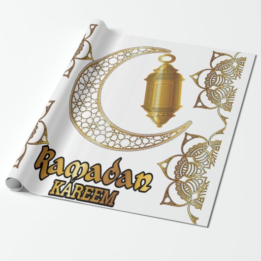 Ramadan Kareem, Mubarak, Cadeaupapier (Uitgerold)