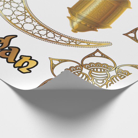 Ramadan Kareem, Mubarak, Cadeaupapier (Hoek)