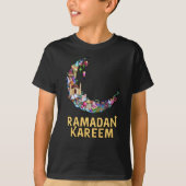 Ramadan Kareem Mubarak Fasting Moon T-shirt (Voorkant)